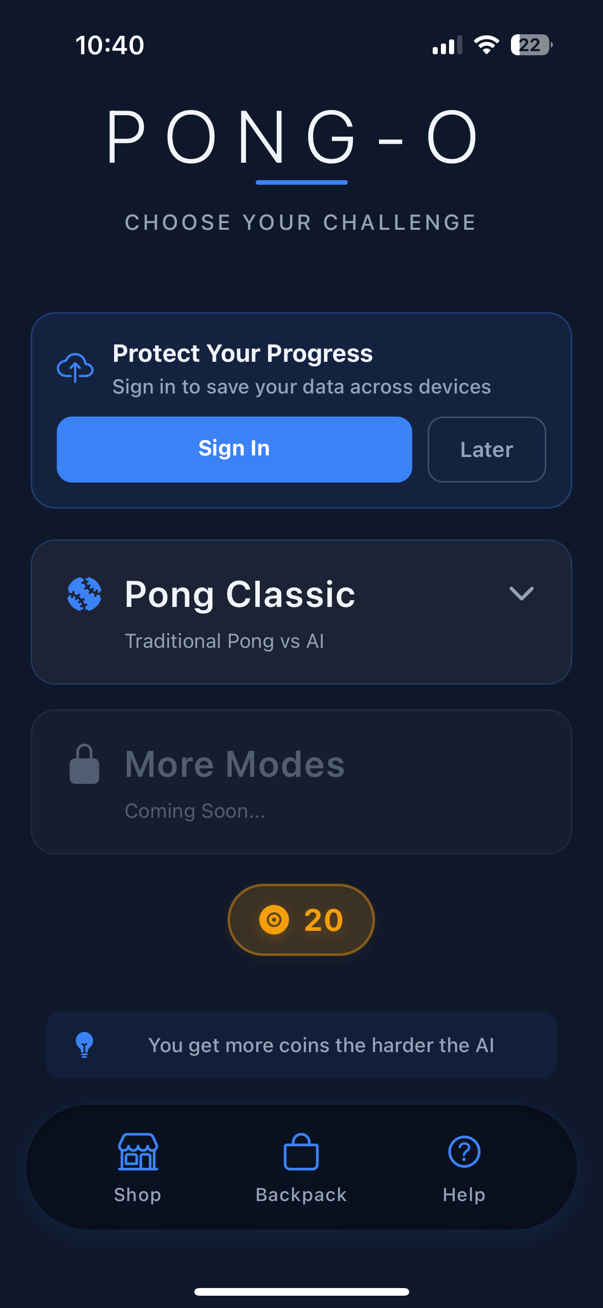 Pong-O Gameplay Screenshot 2